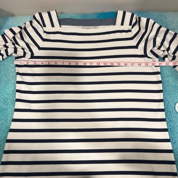 🔥L.L Bean Striped Navy and Red Dress🔥 - Picture 3 of 5